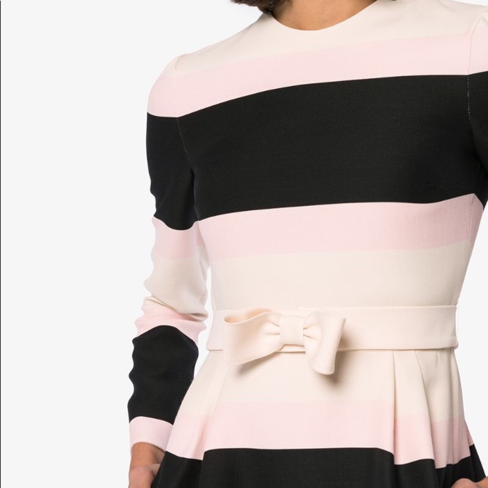 🎀 Valentino striped bow detail dress - Picture 4 of 6